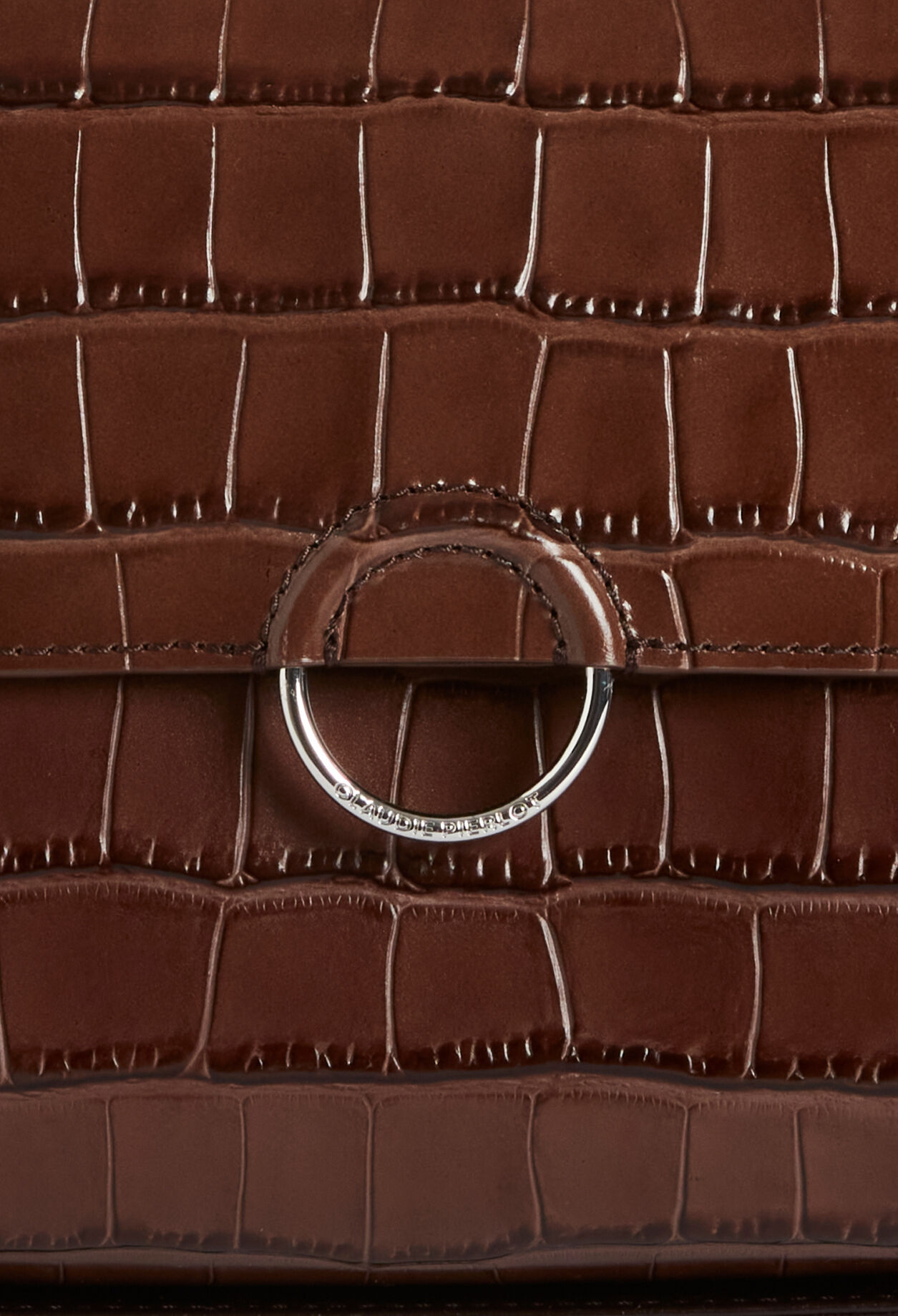 Bolso marrón bicolor Alix