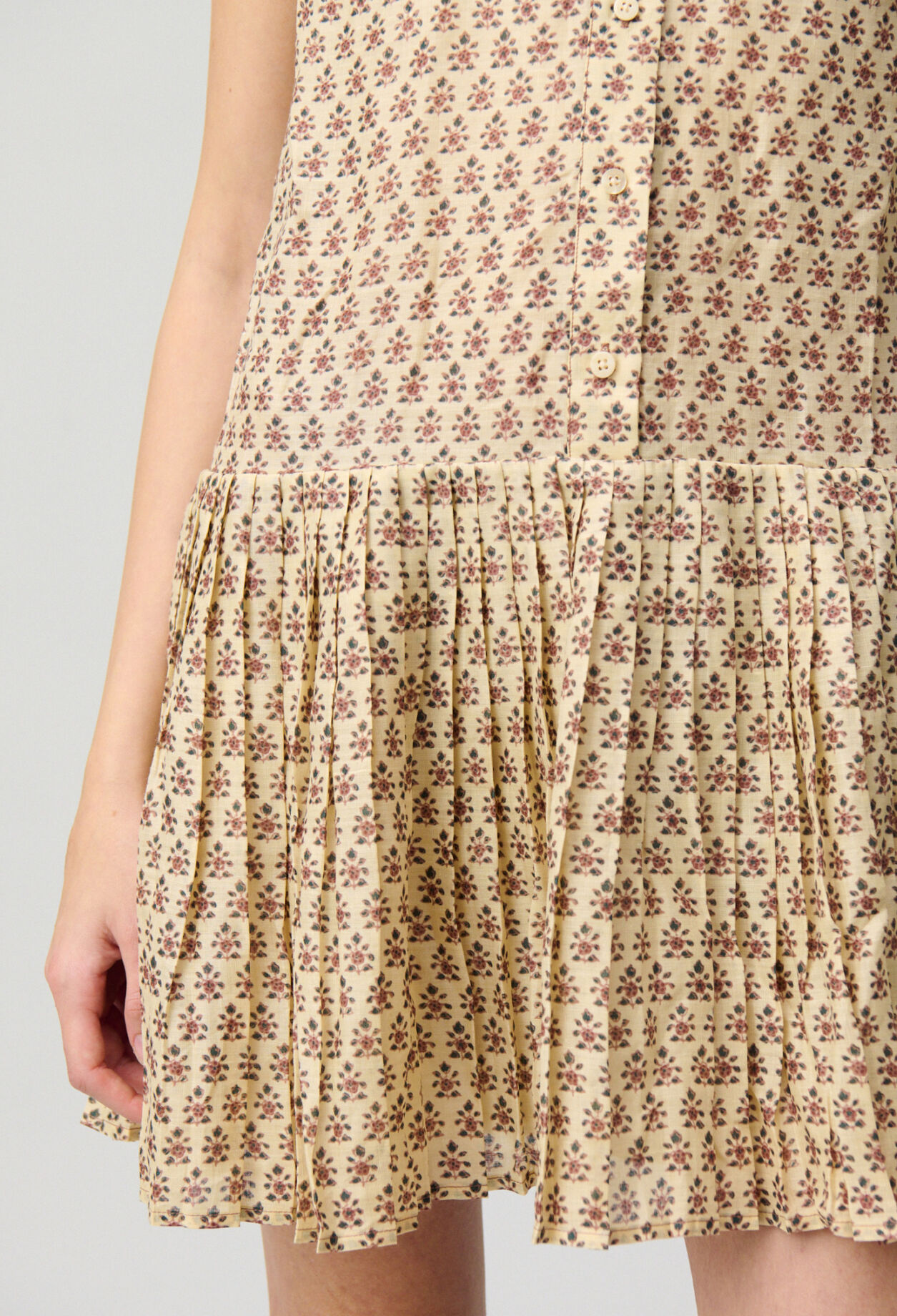 Vestido corto estampado