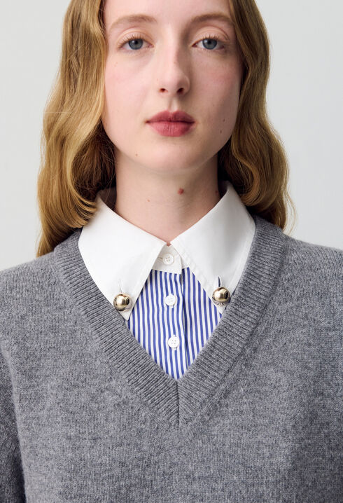 Jersey de cuello en V
