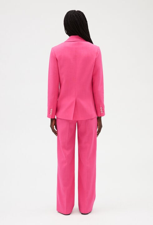 Chaqueta de traje en rosa