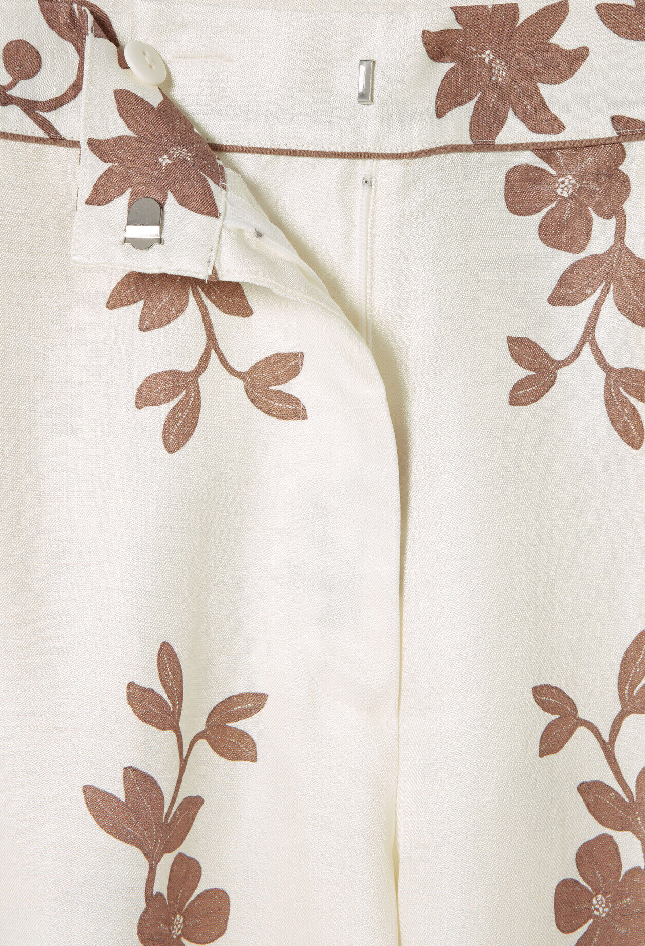 Pantal&oacute;n ancho de flores