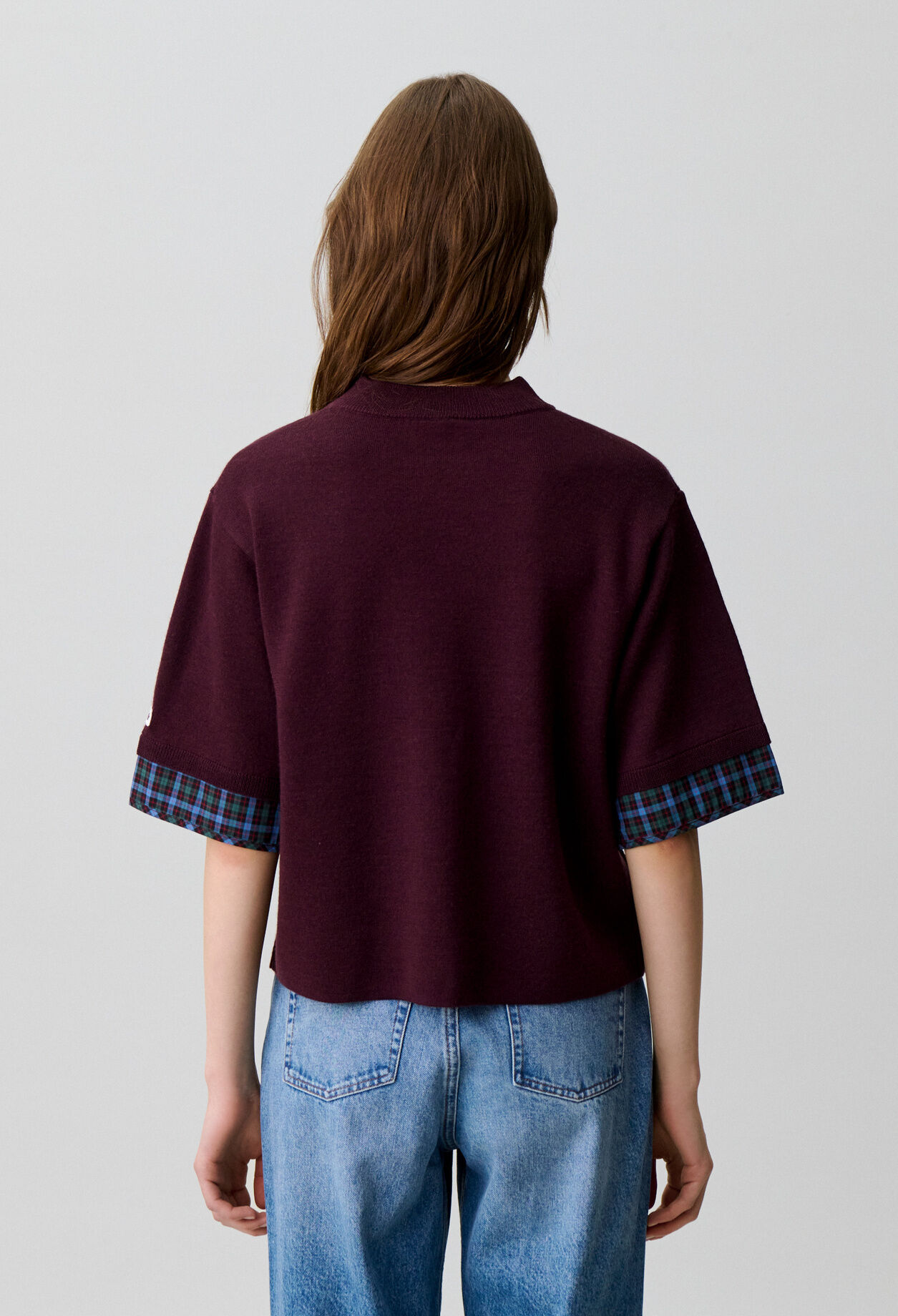Jersey punto cuello chimenea