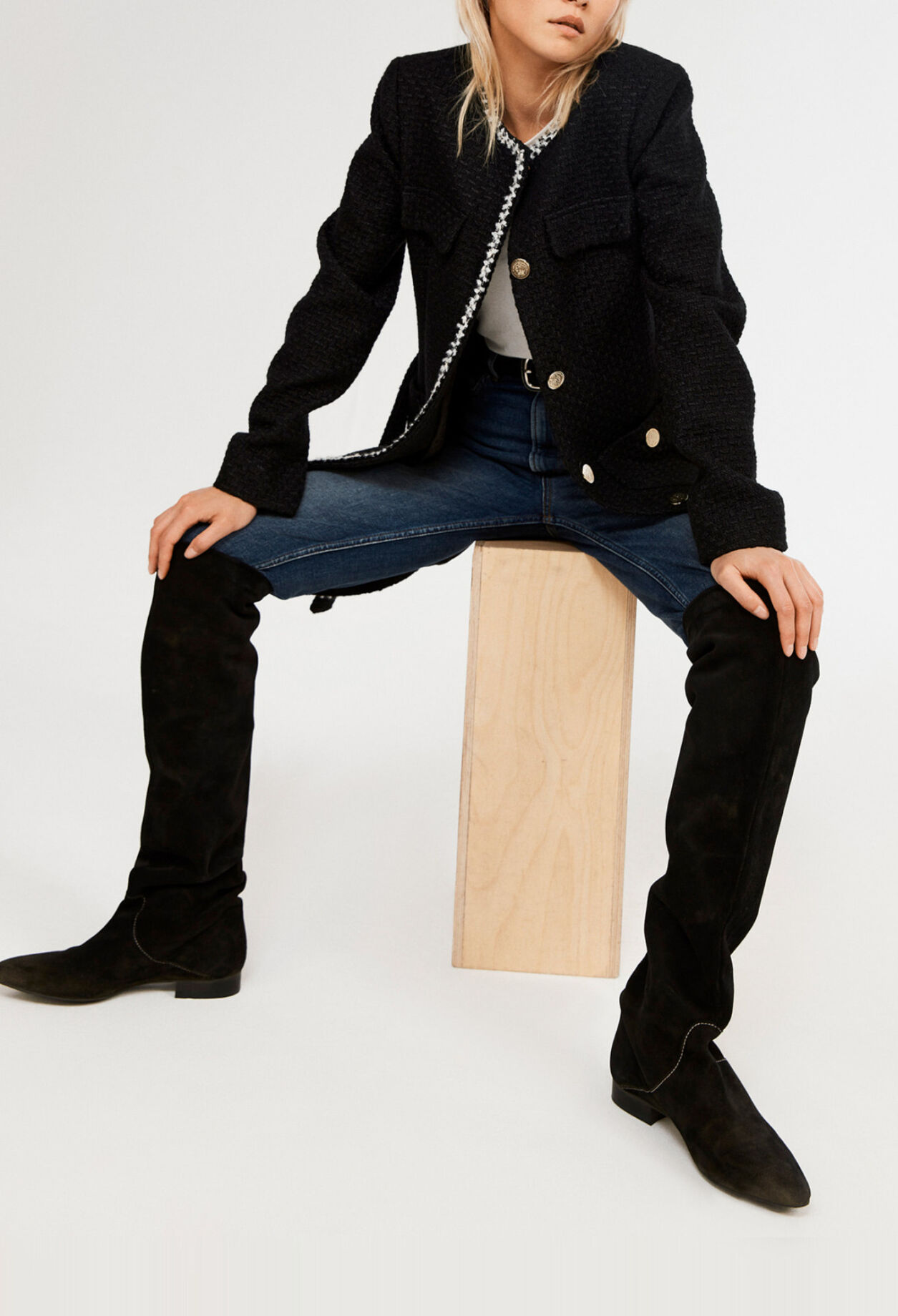 Chaqueta de tweed