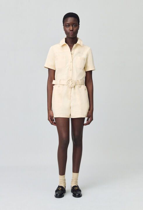 Mono corto estilo camisa