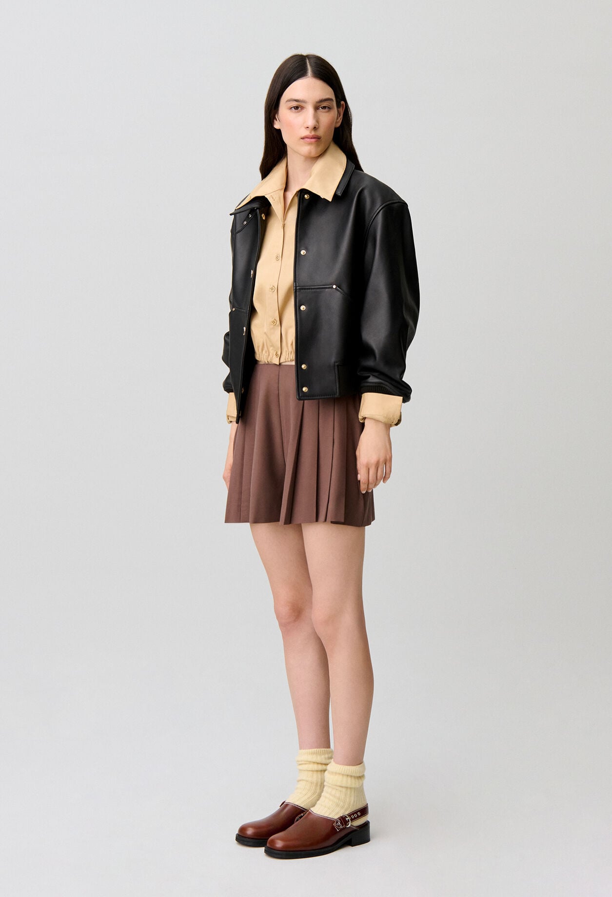Short ancho de corte recto