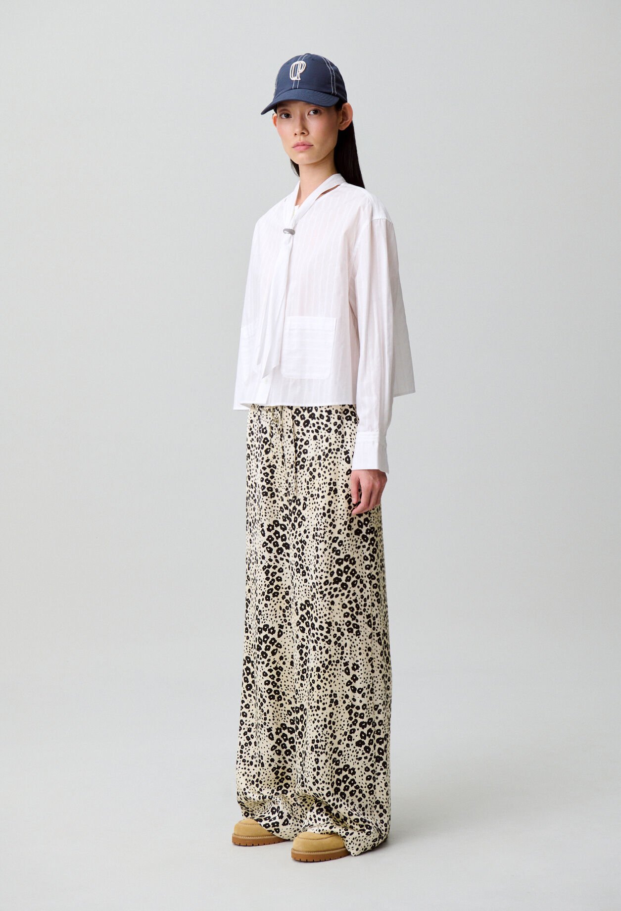 Camisa de algodón a rayas