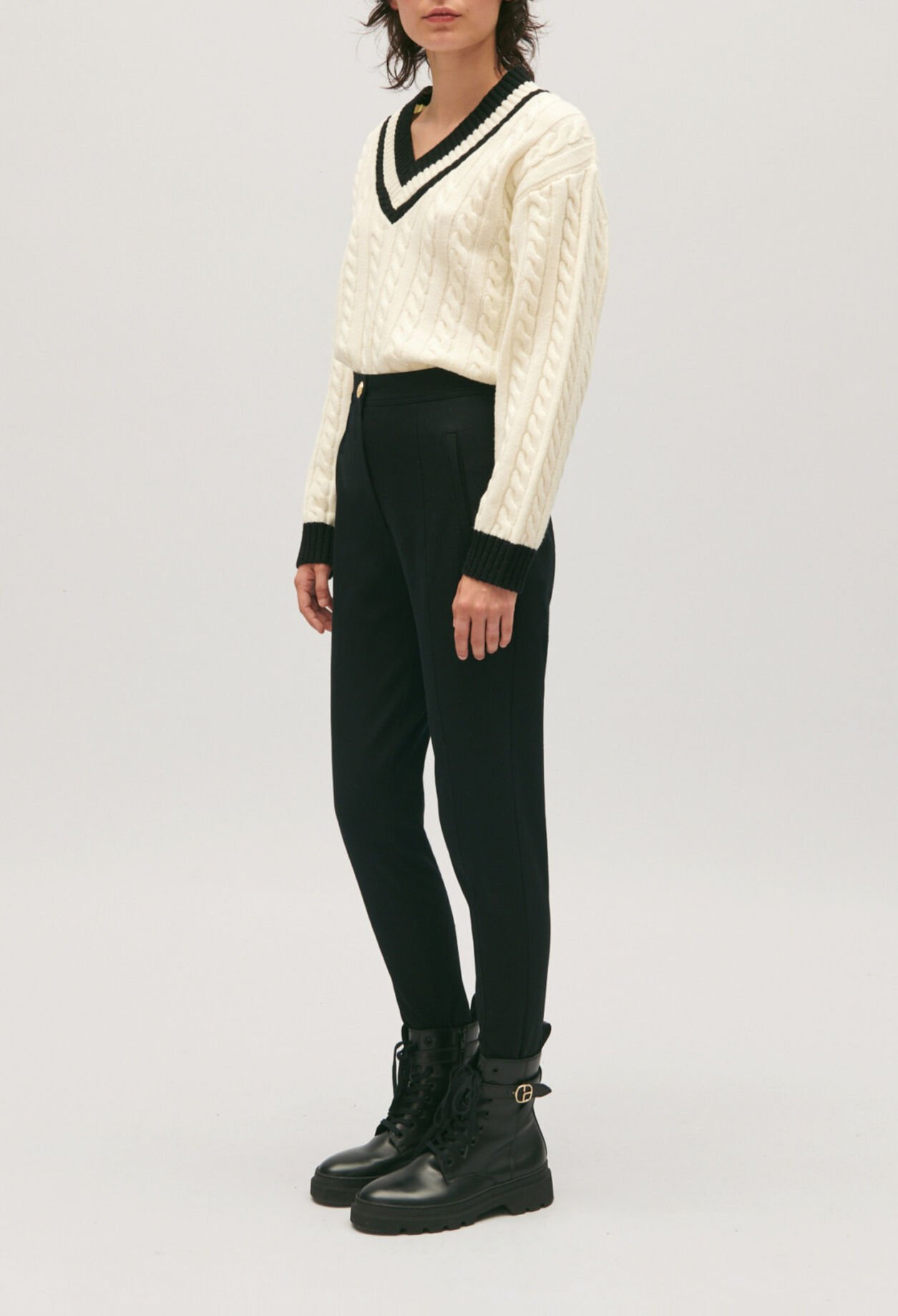 Pantalones de talle alto slim