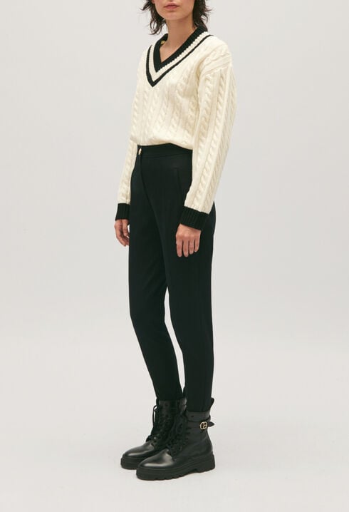 Pantalones de talle alto slim