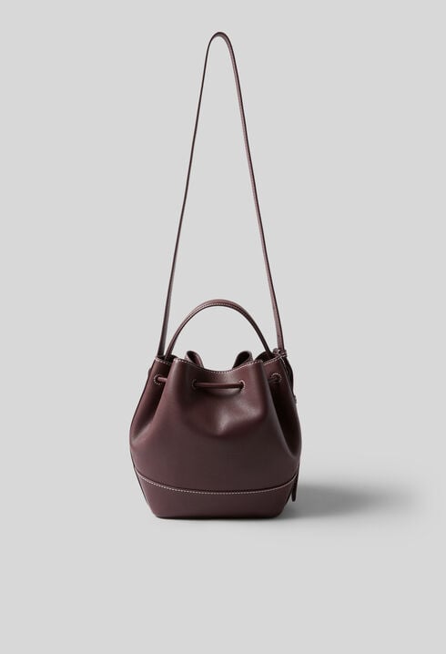 Bolso de cuero tipo saco