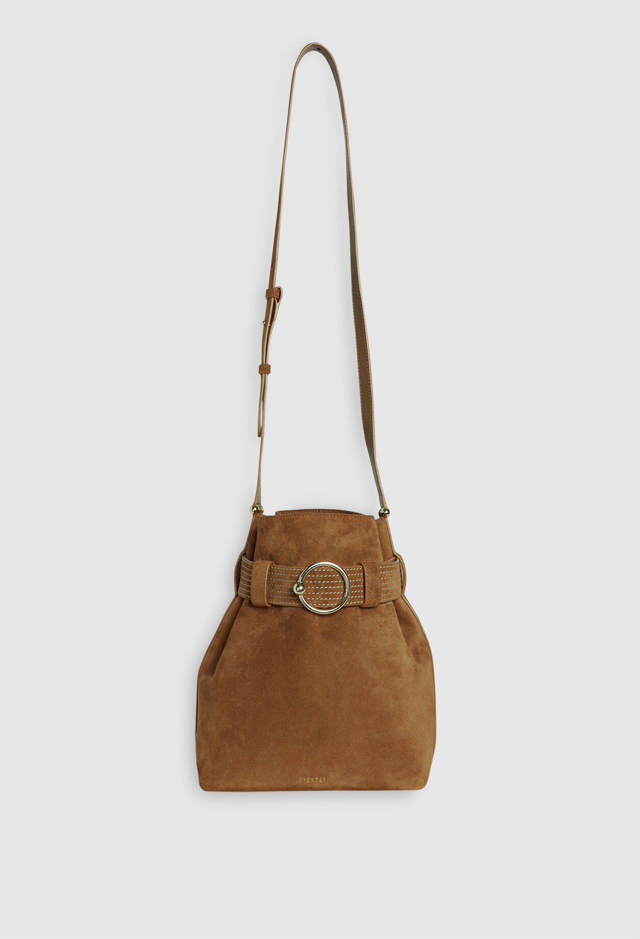 Bolso bombonera de cuero
