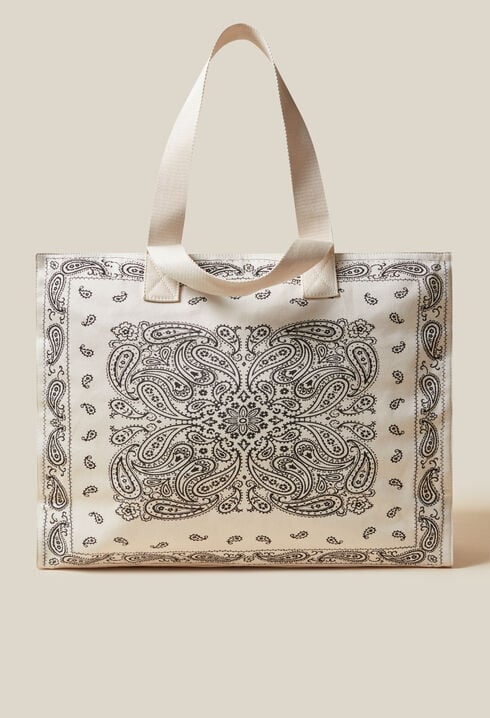 Bolsa de compra de algodón reciclado 