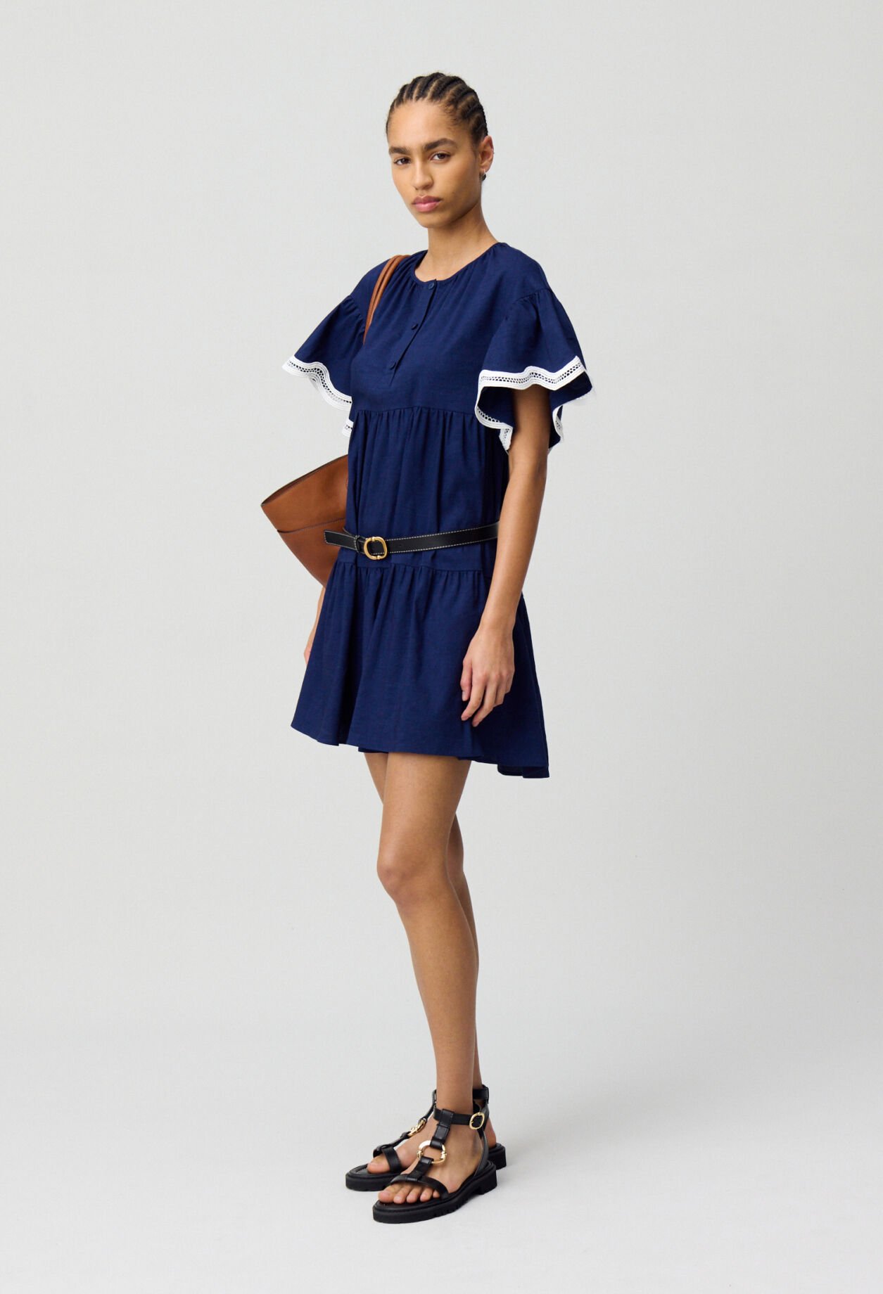 Vestido corto estilo babydoll