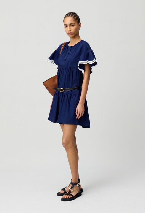 Vestido corto estilo babydoll