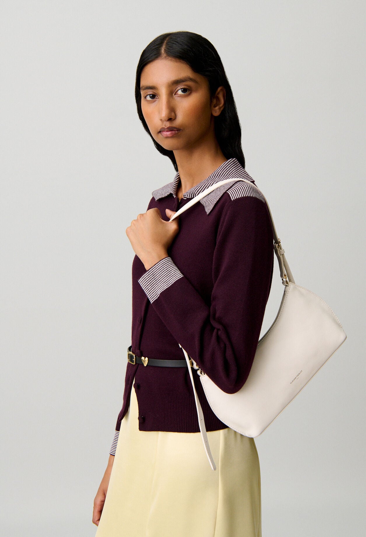 Bolso de piel lisa flexible
