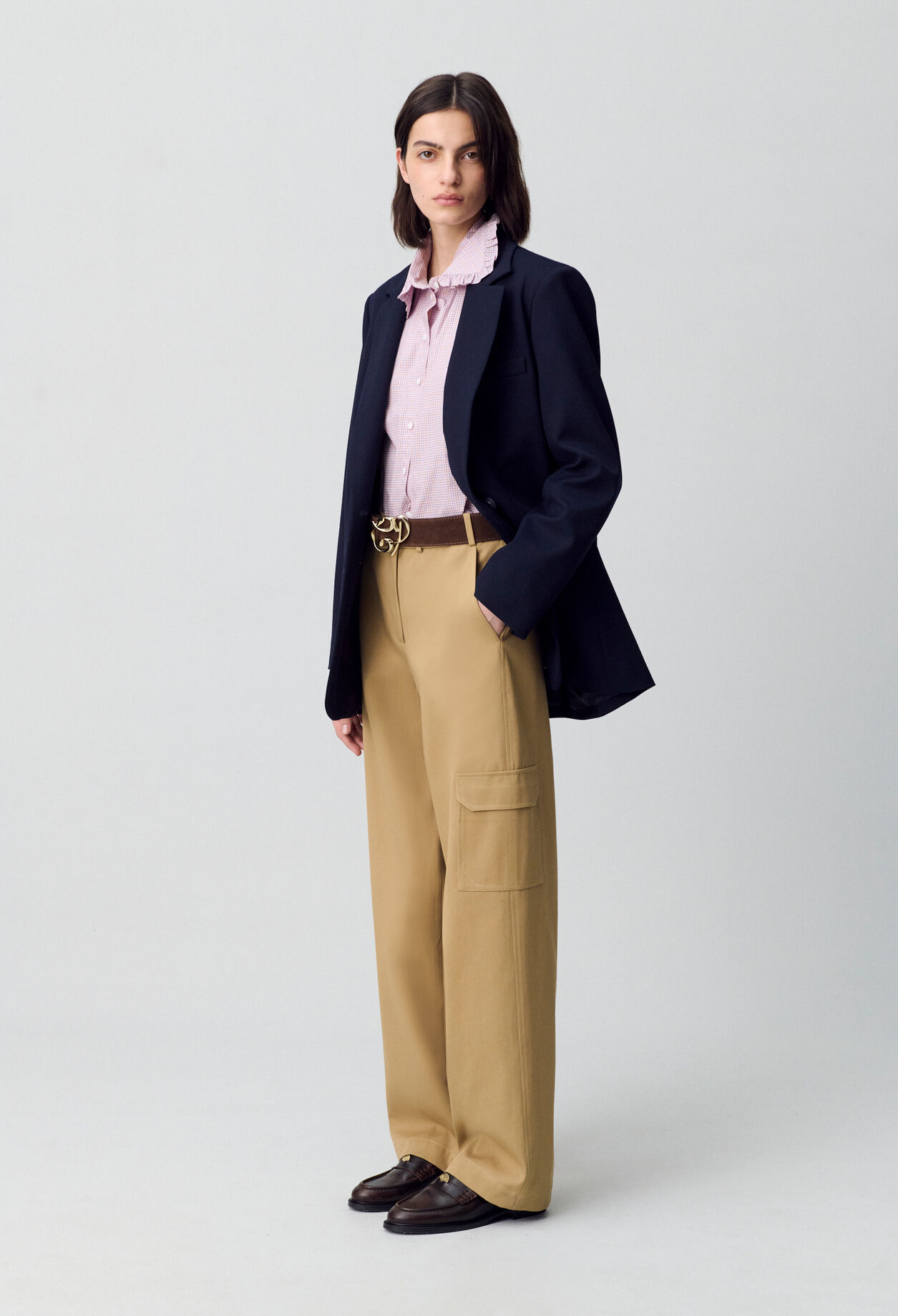 Blazer estilo oversize