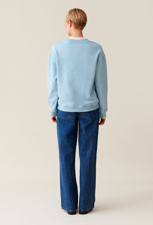 Sudadera amplia Claudie estampada