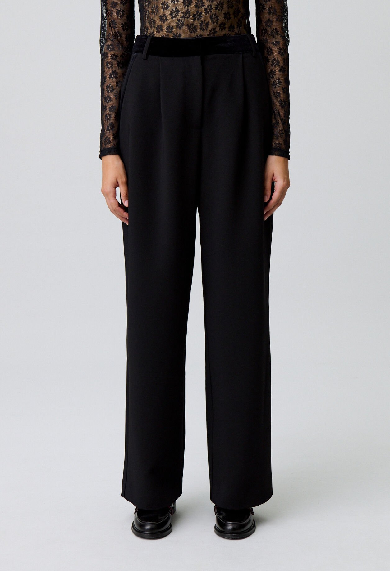 Pantalón recto de traje