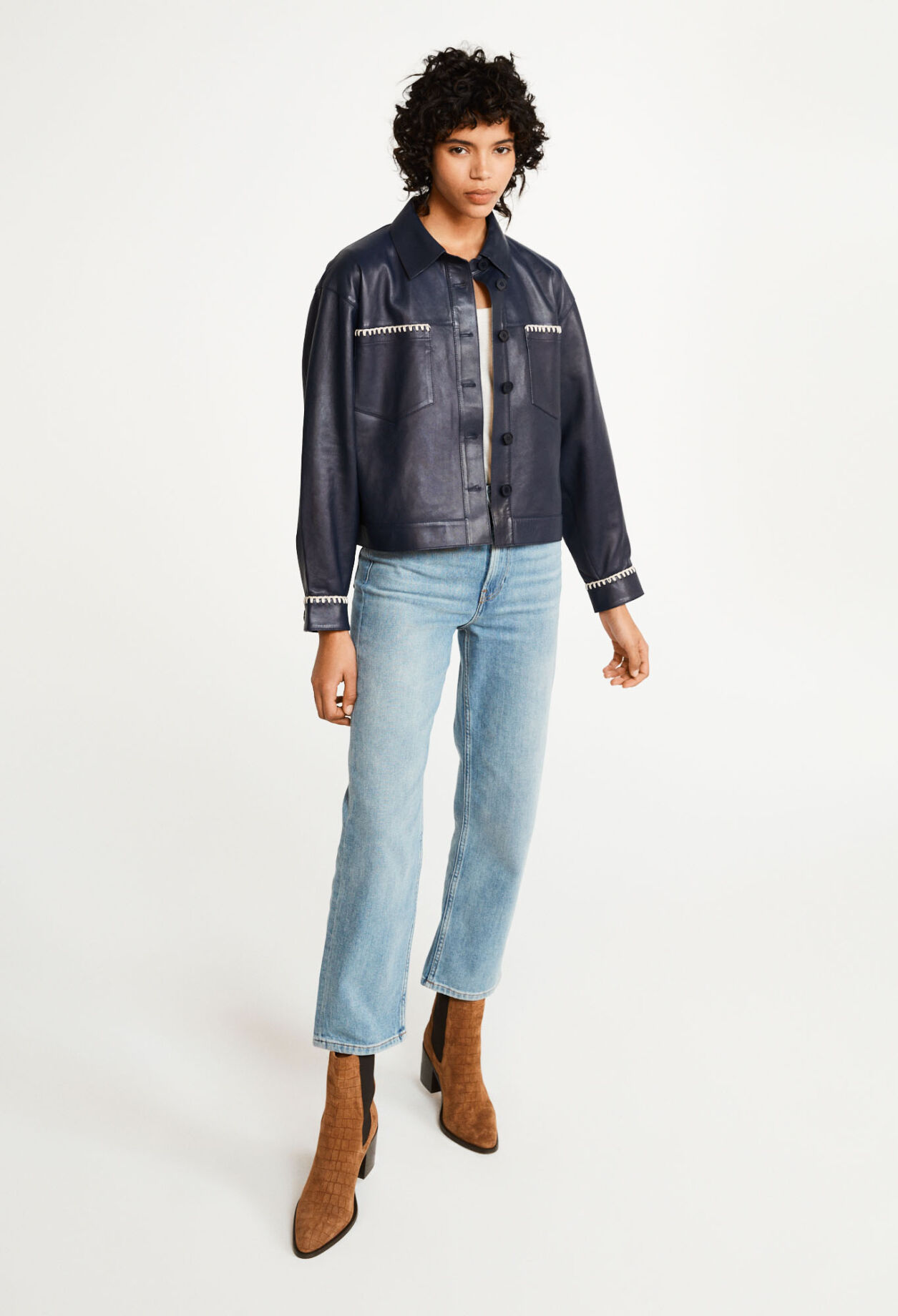 Chaqueta de piel