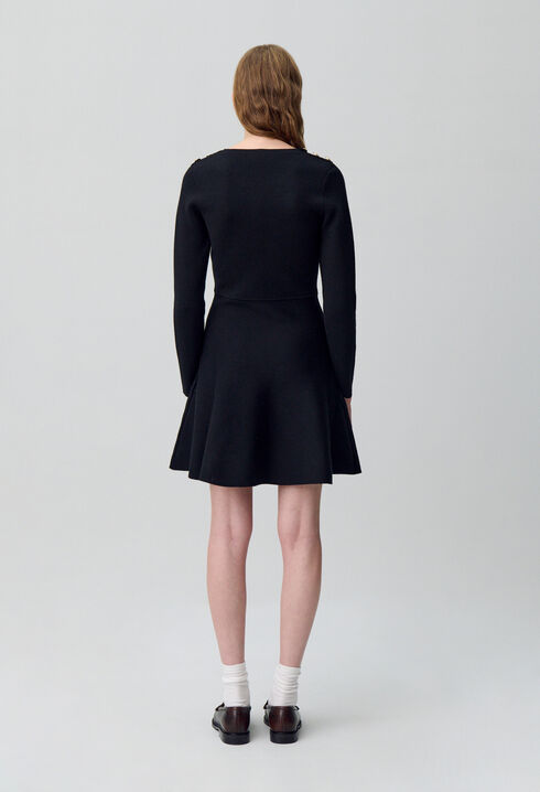 Vestido de punto estilo skater