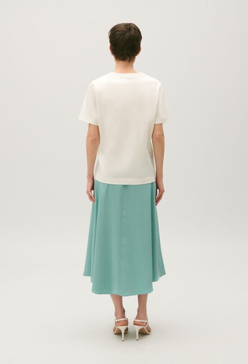 Camiseta algodón CLAUDIE Paris crudo