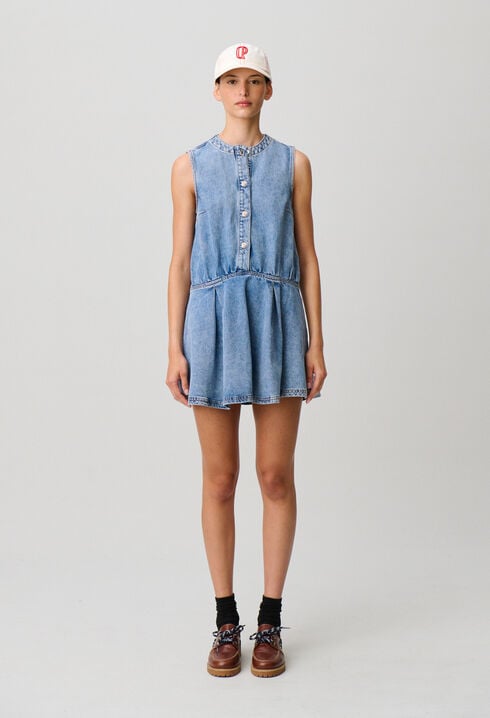 Vestido vaquero evas&eacute; deste&ntilde;ido