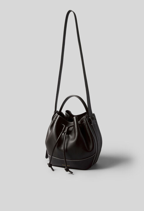 Bolso de cuero tipo saco