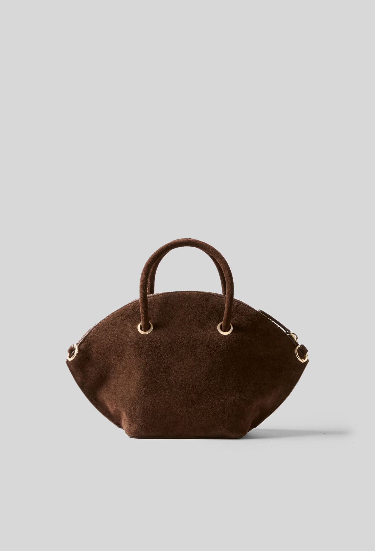 Bolso de mano de ante flexible