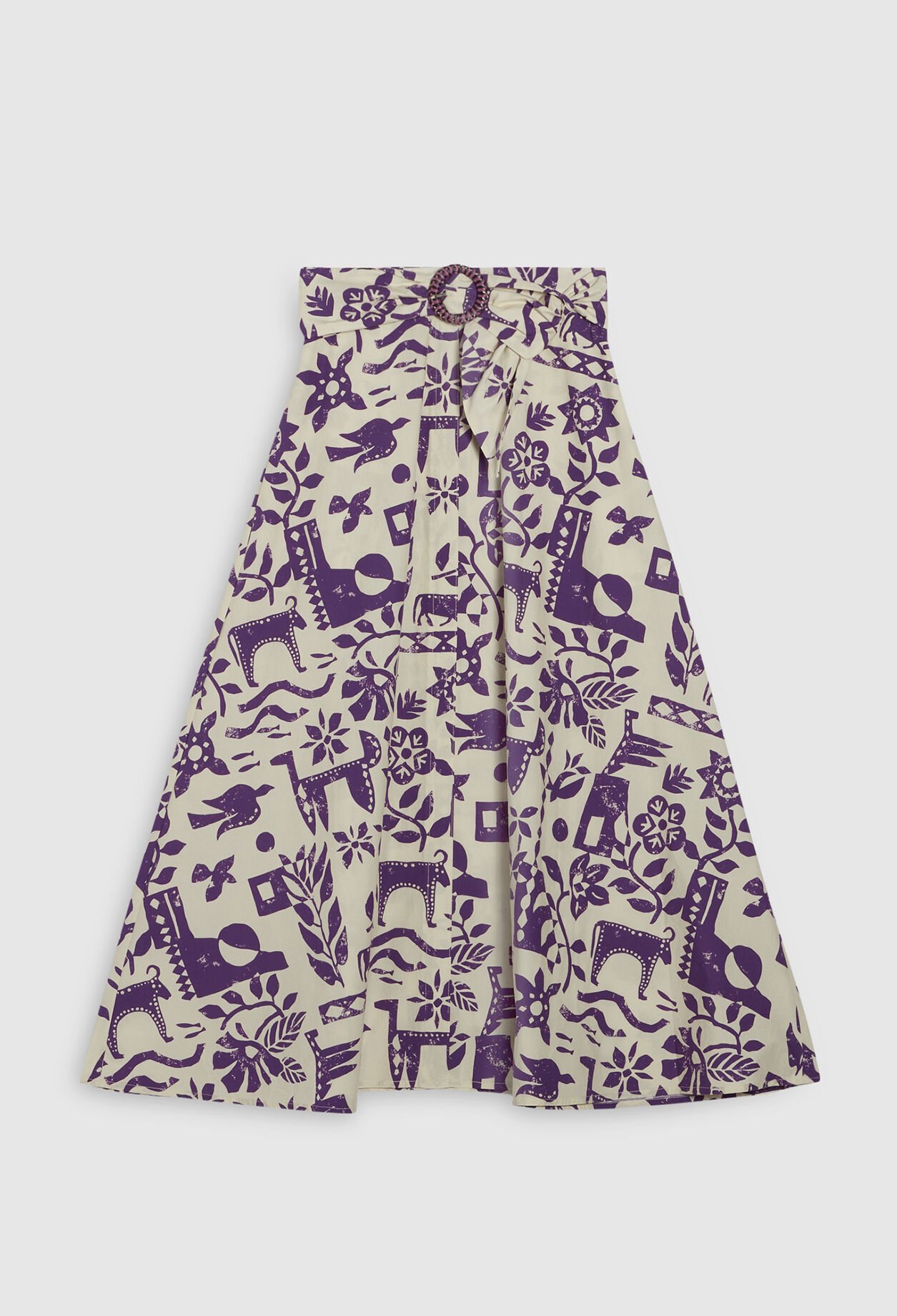 Falda estampada