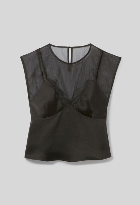 Top fluido detalles encaje