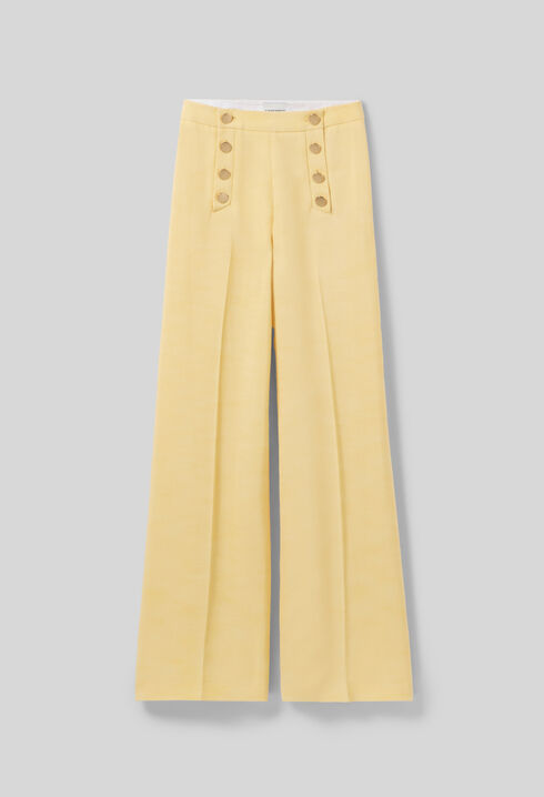 Pantalón con botones tipo pont