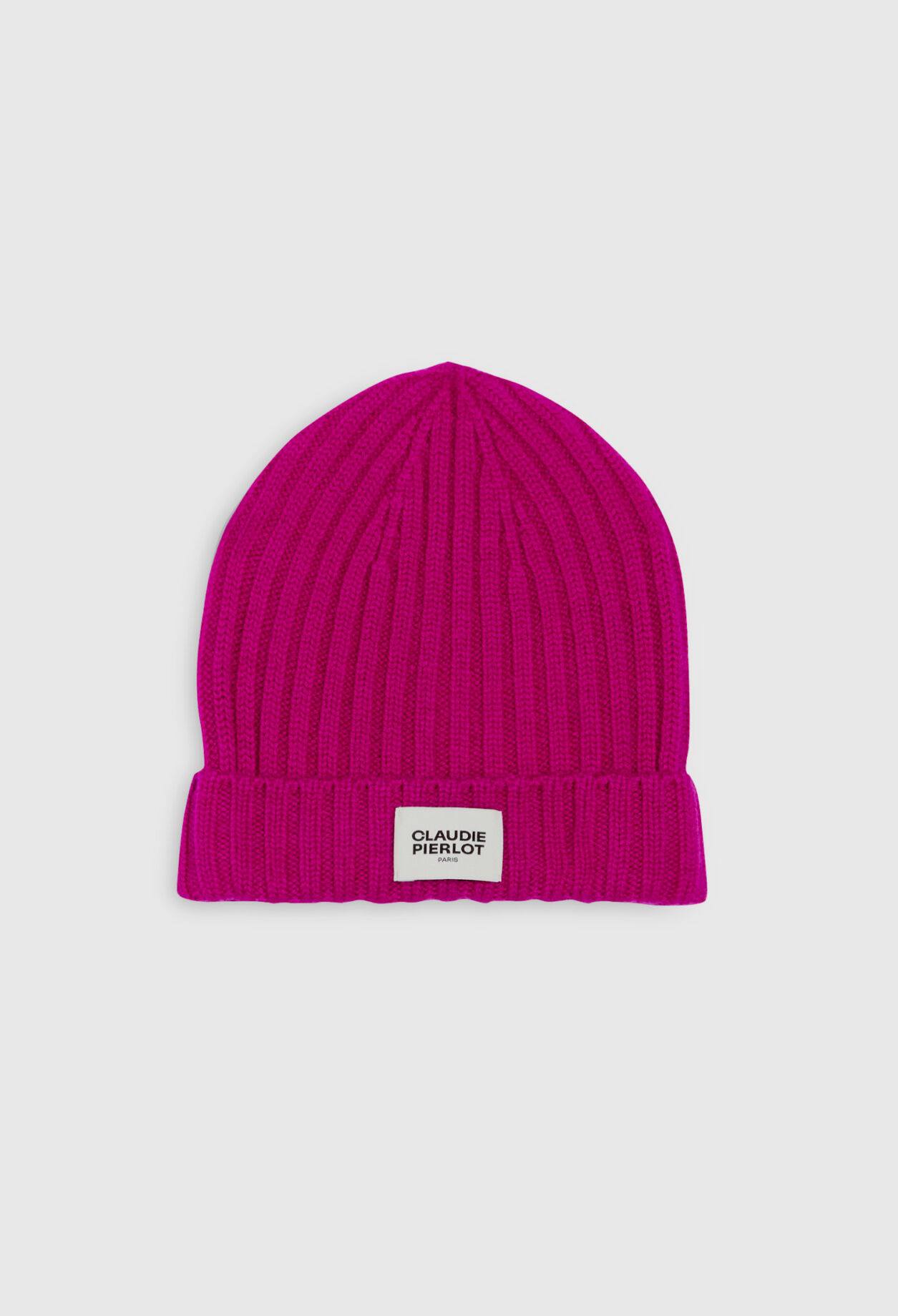 Gorro de punto acanalado