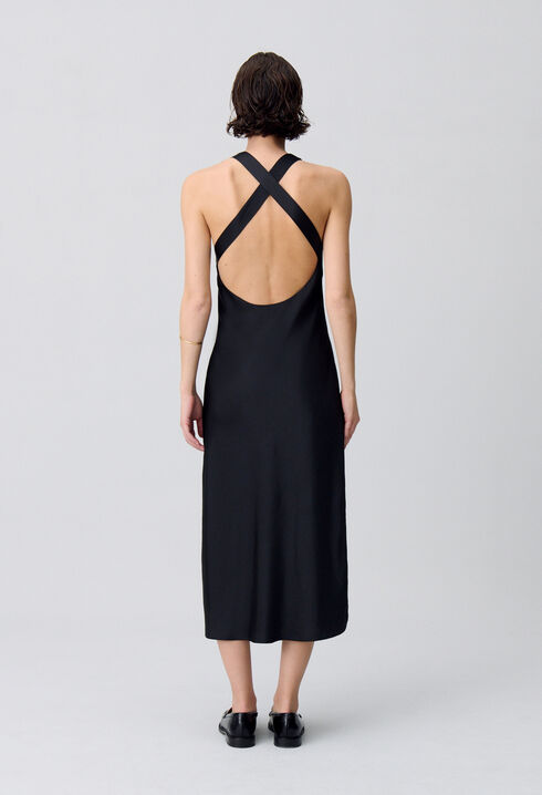 Vestido largo espalda descubierto