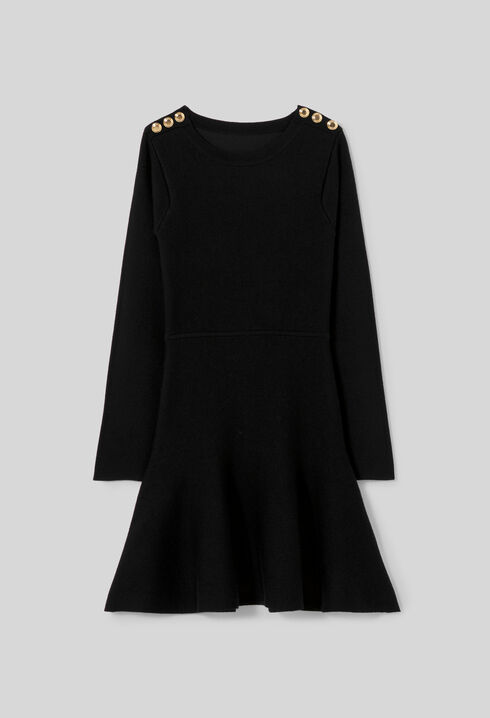 Vestido de punto estilo skater