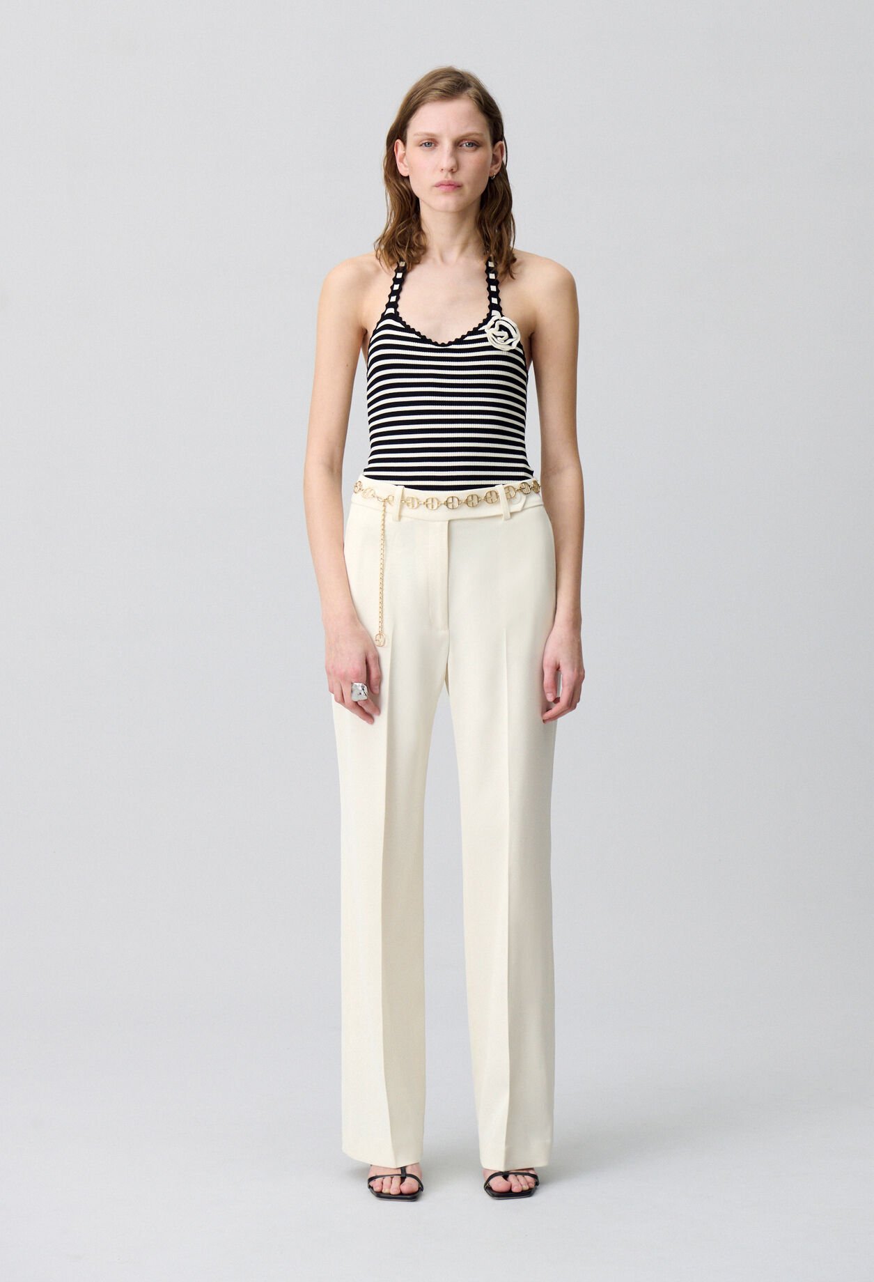 Pantalón de traje recto