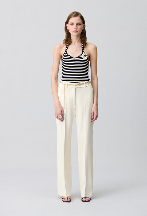 Pantalón de traje recto