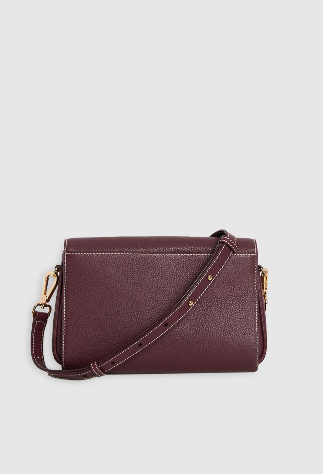 Bolso burdeos hombrocuero