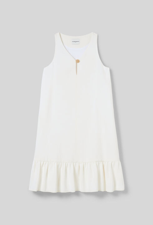 Vestido corto sin mangas