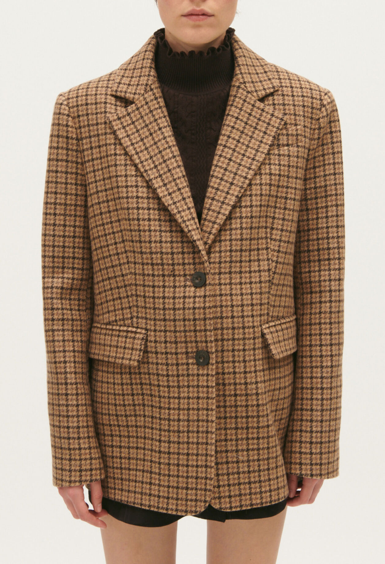 Chaqueta de terciopelo a cuadros