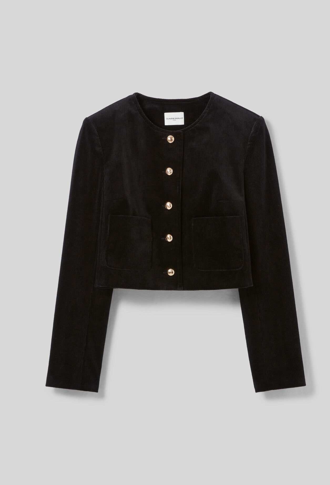 Chaqueta corta de terciopelo
