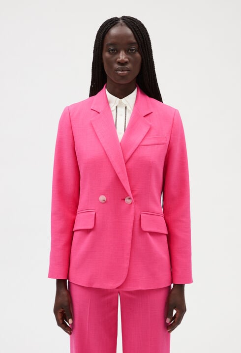 Chaqueta de traje en rosa