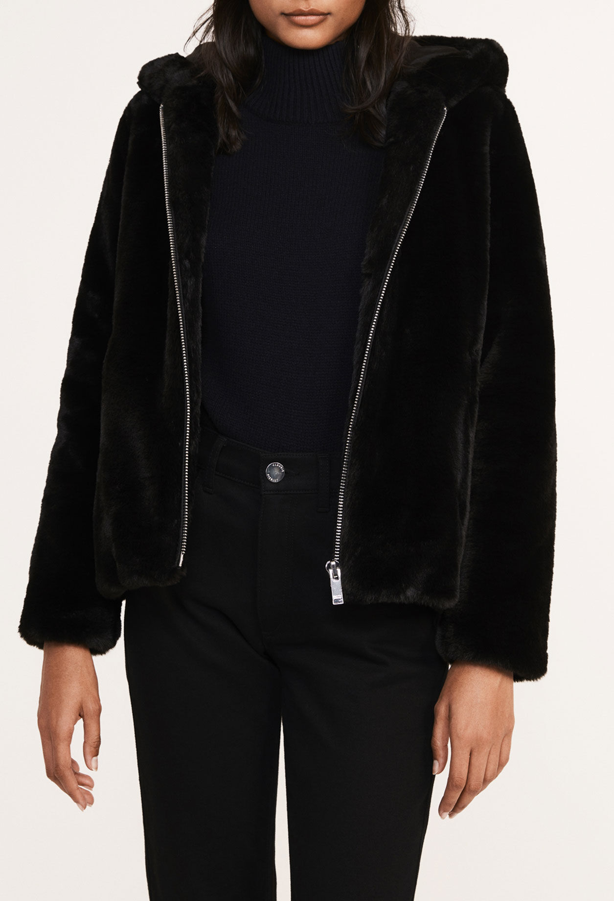 Chaqueta de piel sintética