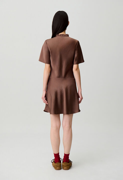 Vestido corto fluido