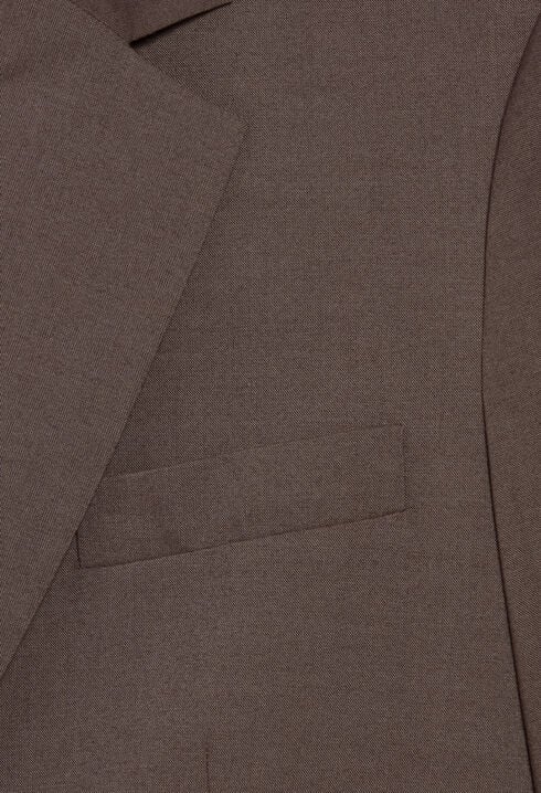 Chaqueta de traje marrón glacé