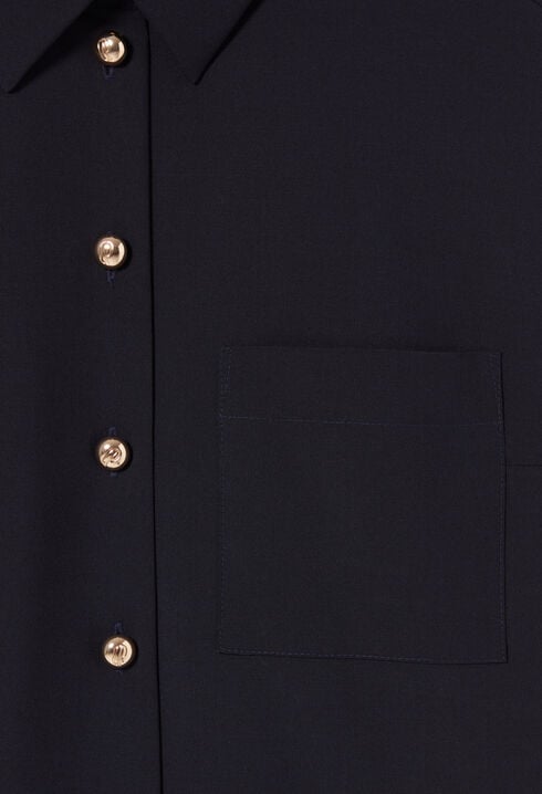 Vestido corto estilo camisa