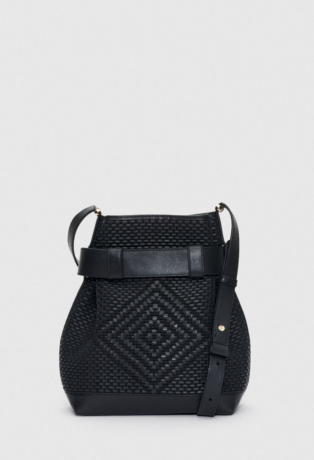 Bolso bombonera de cuero