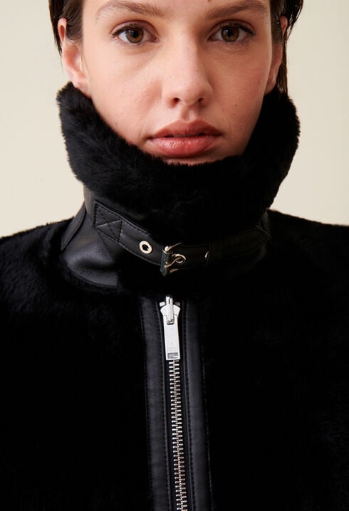 Abrigo con cremallera