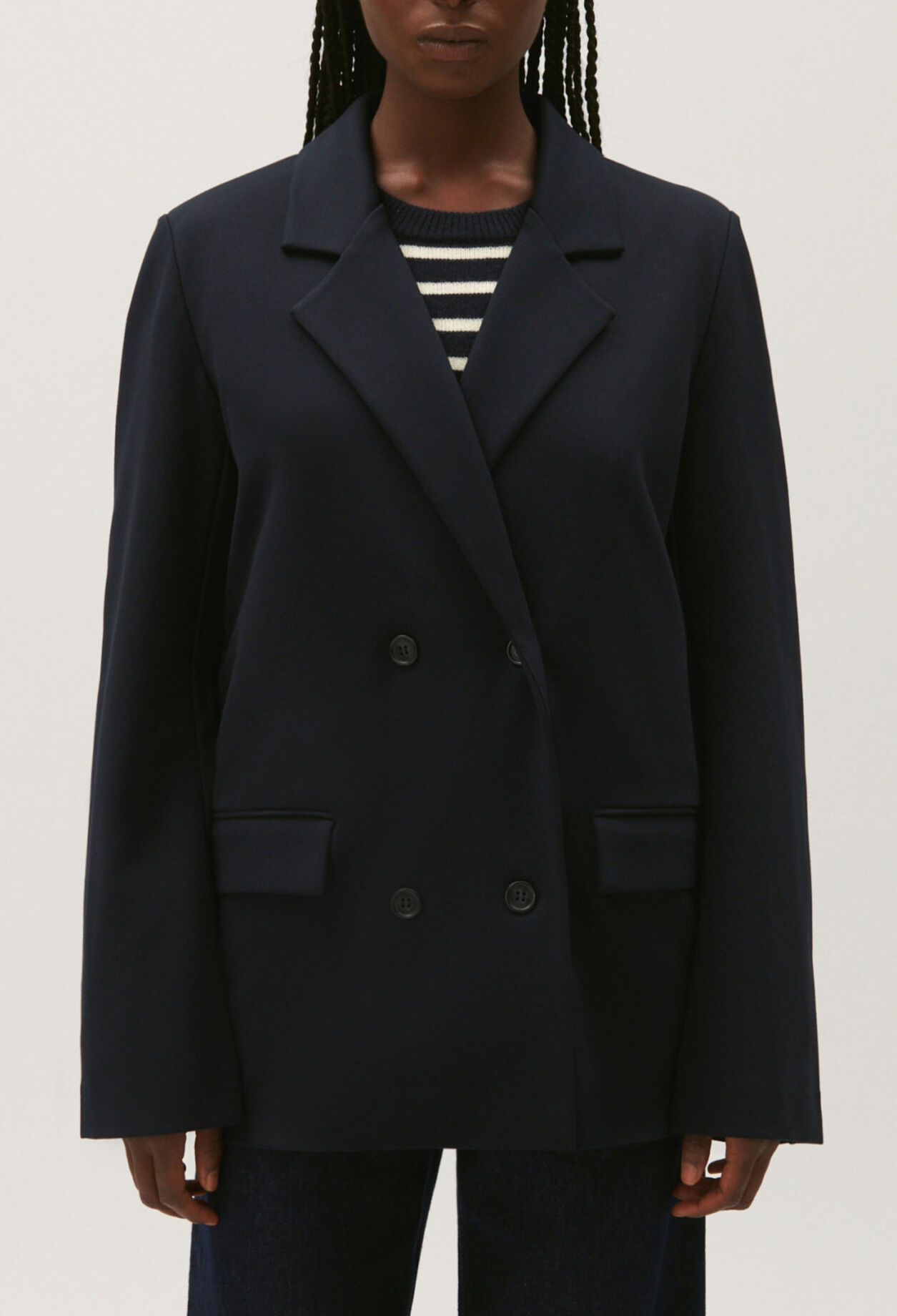 Chaqueta de traje azul marino
