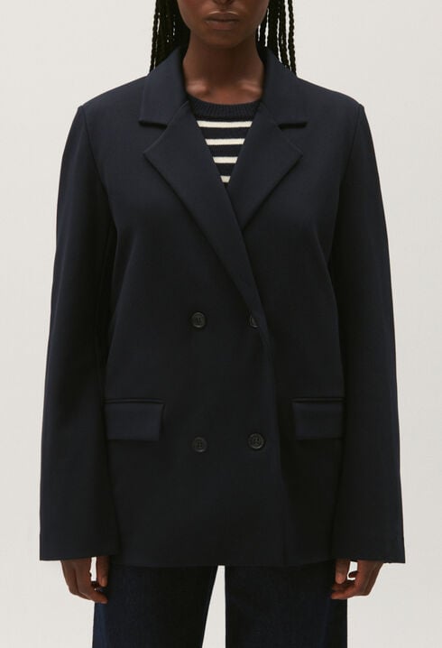 Chaqueta de traje azul marino