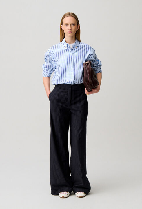 Camisa oversize a rayas