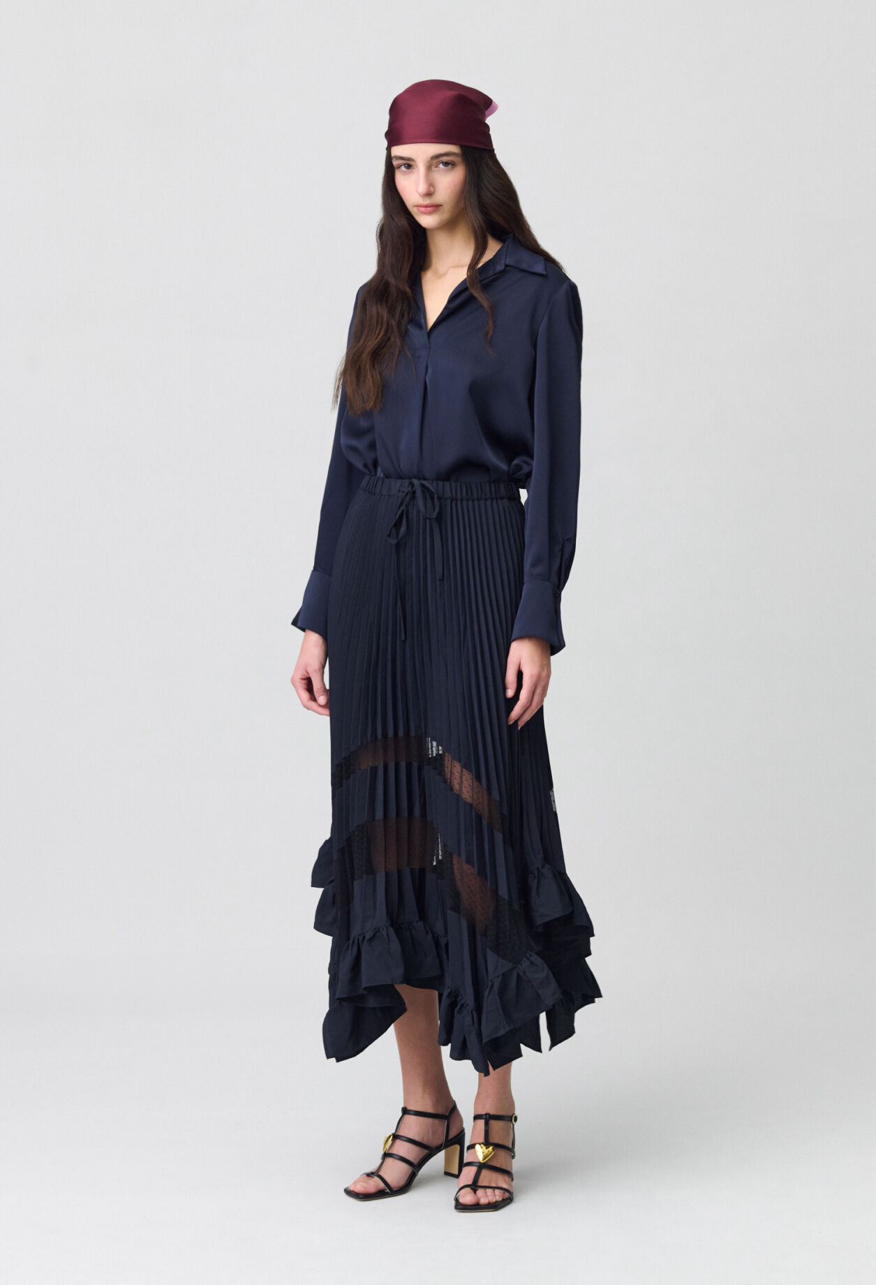 Falda midi